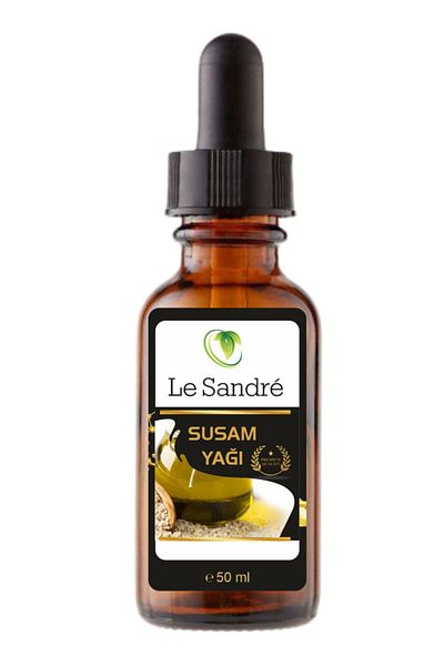 Le'Sandre Organics 50 مل زيت سمسم نقي وطبيعي