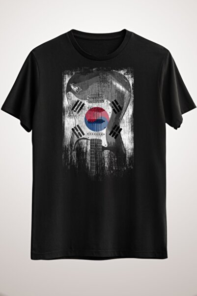 GreenMint علم جيتار أسود للجنسين