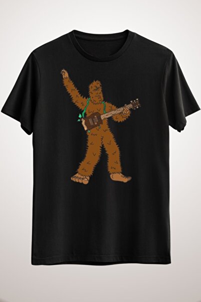 GreenMint غيتار ساسكواتش روكين الأسود للجنسين