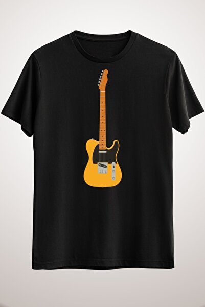 GreenMint جيتار تيلي أسود للجنسين