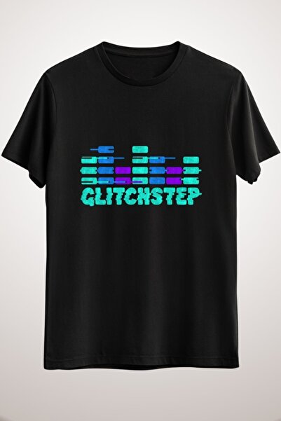 GreenMint تي شيرت أسود للجنسين من Glitchstep Dubstep Gift Edm Music Tshirt Mu...