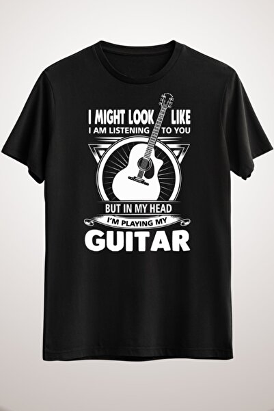 GreenMint للجنسين أسود أستطيع أن أبدو وكأنني أستمع إليك ولكن في رأسي