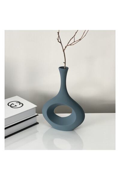stilinbu Βάζο Bohemian Ceramic Bemol H32 - Cosmic Blue Χρώμα