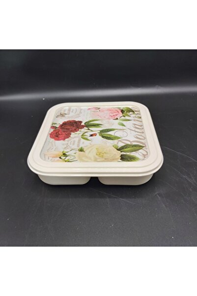 Hibana Melamin Kare Kapaklı Kahvaltılık 20cm