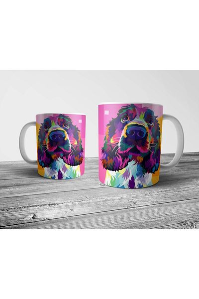 Pixxa Spaniel English Cocker Dog Mug Cup