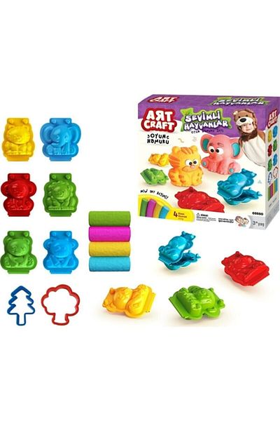 DEDE Greenstone 3D Animals Fun Dough Set 200 Gr