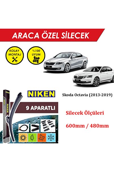 MeyZone Skoda Octavia Ön Cam Silecek Takımı (2013-2019)