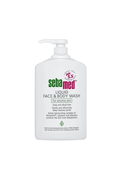 Sebamed Face Body Cleansing Gel 1000 ml Makeup Remover