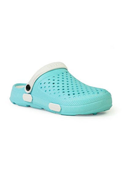 GEZER Жіночі капці Crocs Sabo, медичні, для лікарень, медсестер, Eva зелено-білі