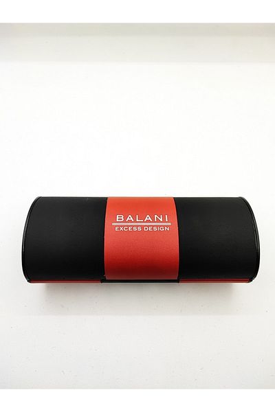 Balani Unisex Special Design Double Sided Colorful Outside Artificial Leather Inside Velvet Magnet Hard Glasses Container
