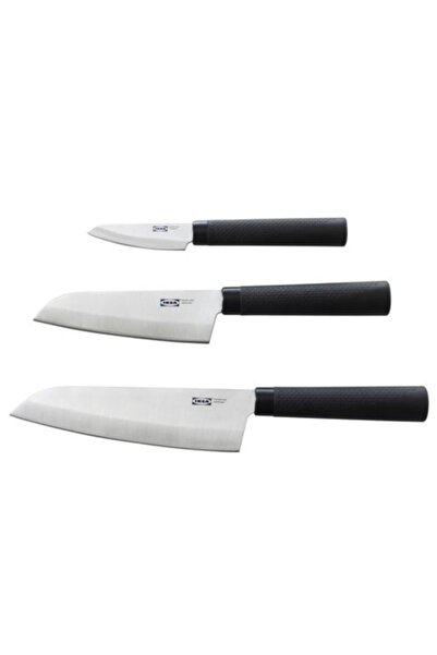 IKEA Bıçak Seti 3'lü Paslanmaz Çelik Şık Tasarım Trendexpress