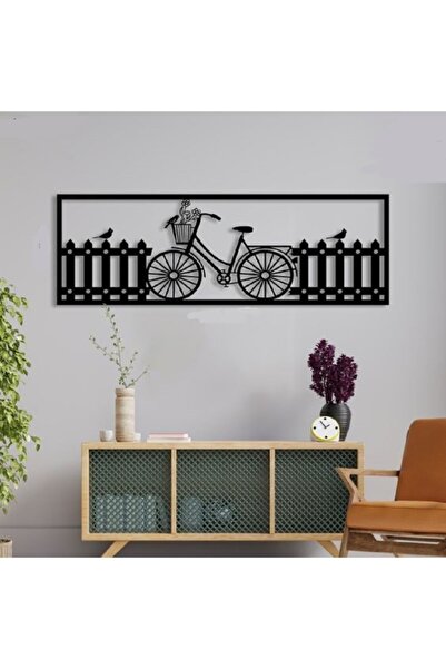 Bicycle Fence Bird Concept Decorative Wall Table
