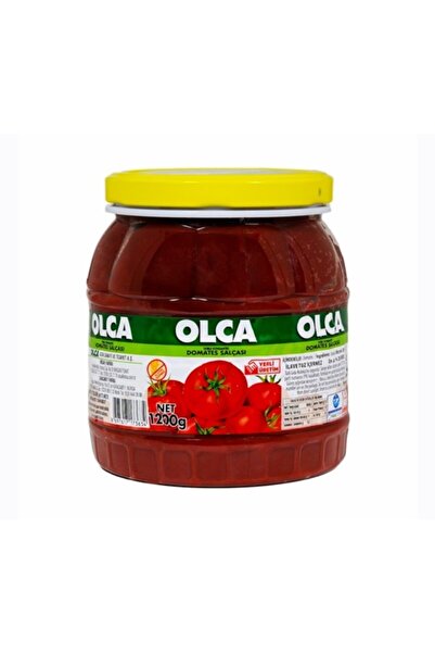 Olca Ev Tipi Az Tuzlu Domates Salçası 1600 gr