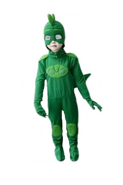 Bkmc Unisex Çocuk Yeşil Kertenkele Kostümü