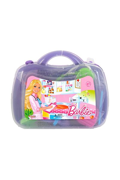 Dede Oyuncak Barbie Çantalı Doktor Seti Oyuncağı Mor