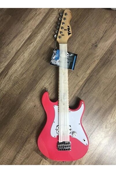 PHX Marka Çocuklar Için 1/2 Boy Pembe Renk Elektro Gitar-5-10 Yaş Için Ideal Boy
