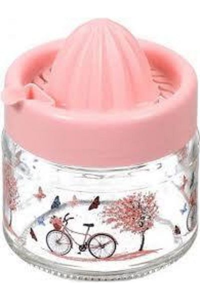 Emr züccaciye Bicycle Patterned Glass Lemon Squeezer 300 cc