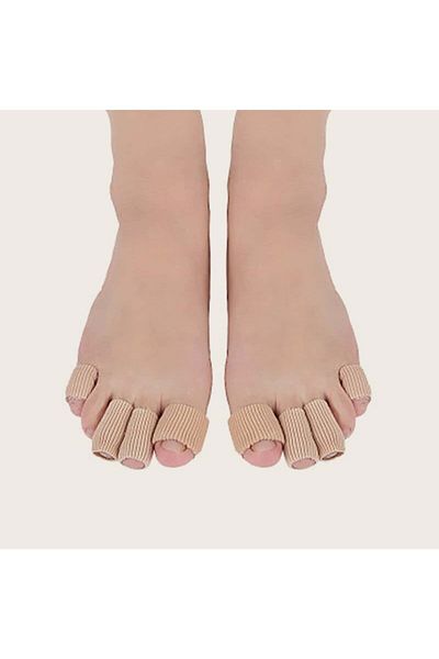 CMT Gel Ingrown Nail Protector Finger Fabric Hose 7.5 cm X 1.8 2 Pieces