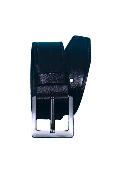 Strong 100% Genuine Black Leather Belt, Men's Jeans Belt Km05