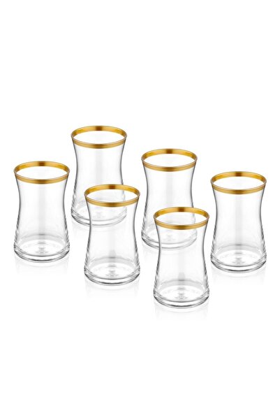 The Mia Glam Tea Cup 6 Pieces Gold
