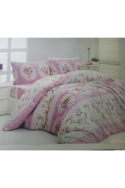 bursa çeyiz Damla Battal Boy Çift Kişilik Nevresim Takımı