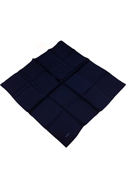 Aker Жіночий синій шовковий шарф 2019-2020 Осінь-Зима 7519713-921