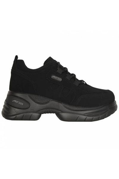 M.P. Black High-Sole Women's Shoes