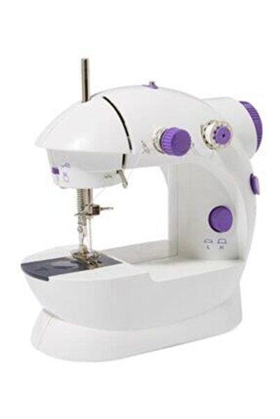 Genel Markalar Pedallı Kolay Profesyonel Mini Dikiş Makinesi Sewıng Mach Sm202a Elektrikli Pedallı Kolay Mini Dikiş