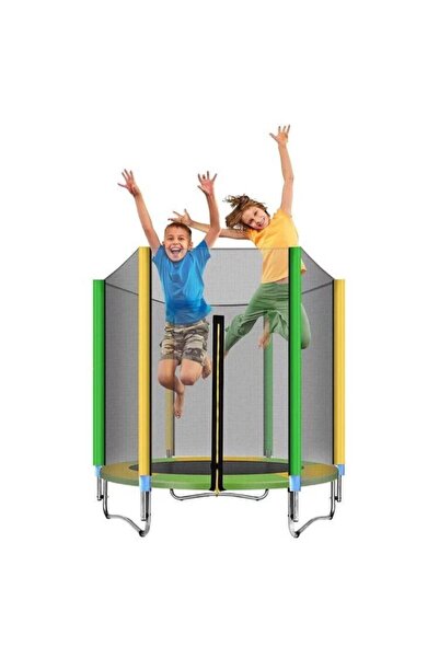 Clifton 140 Cm (5'') Güvenlik Fileli Çocuk Trambolin Büyük Boy Katlanır