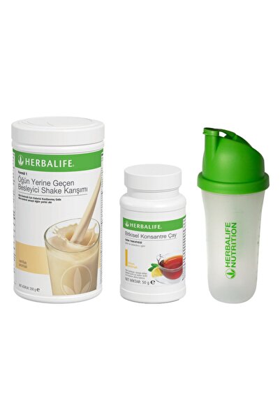 Herbalife Ekonomik Paket  2 (1 Vanilyalı Shake + Limon 50 gr Çay + Shaker) Ts...