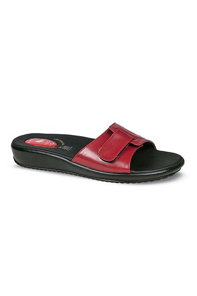 Ceyo Red Orthopedic Daily Women's Slippers - 9200-12