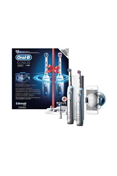 Oral-B Genius Avantaj Paketi Şarj Edilebilir Diş Fırçası 2'li 8900