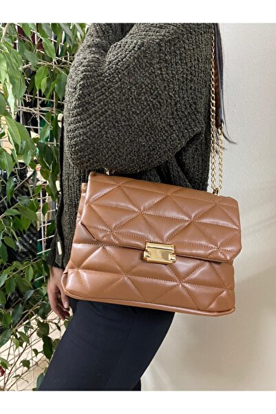 sema aksesuar Дамска чанта с мотив „Баклава“ в цвят „Таба Голд“ – подарък за ...