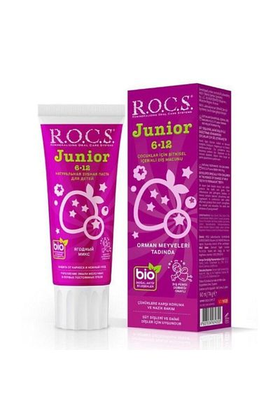 R.O.C.S. 6-12 Years Junior Toothpaste 74 g - Forest Fruits