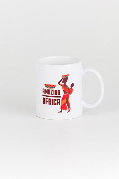 Dünyadan Hediyeler White South African Printed Ceramic Mug