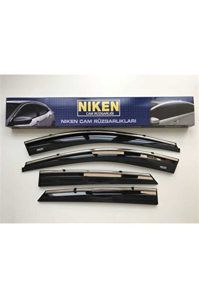 Niken Fiat Doblo Kromlu Cam Rüzgarlığı 4 'lü Doblo Iı 2010