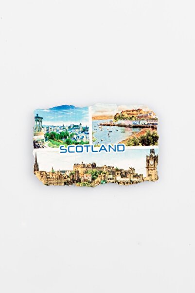 Dünyadan Hediyeler Iskoçya Edinburgh Fresco Magnet