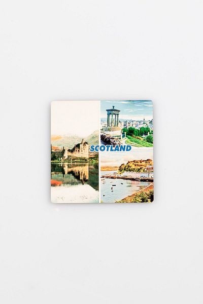 Dünyadan Hediyeler Scotland Themed Wooden Coaster