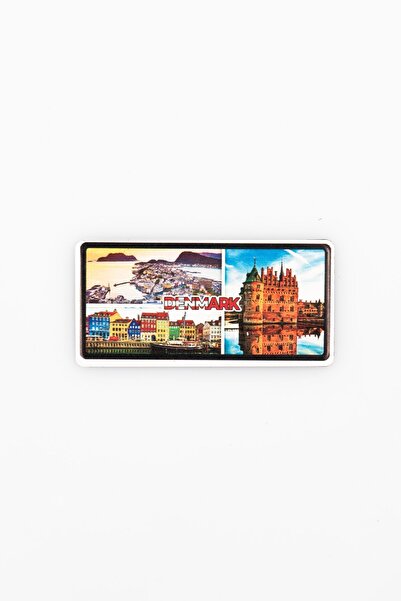 Dünyadan Hediyeler Danimarka Temalı Plaka Magnet