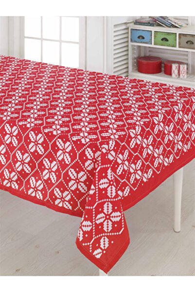 Fabeteks 3-D Floral Pattern Tablecloth