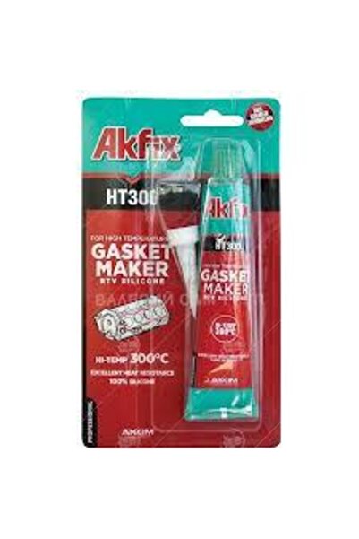Akfix Ht300 Yüksek Isı Silikonu Sıvı Conta 50 Gr