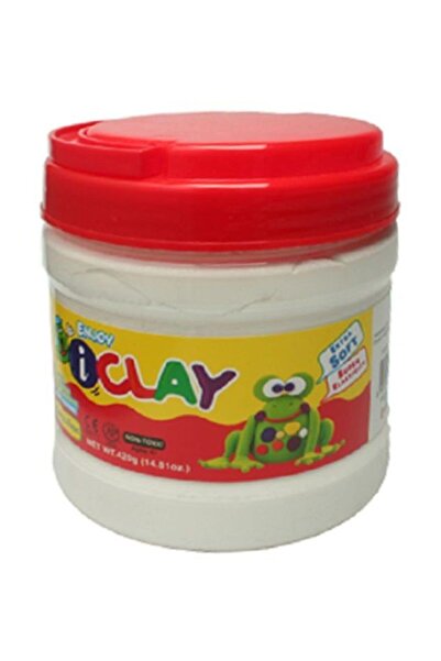 Amos Zıplayan Oyun Hamuru 400gr Kavanoz Beyaz