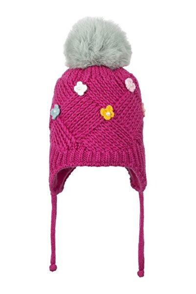 Kitti قبعة أذن وردية للفتيات الصغيرات