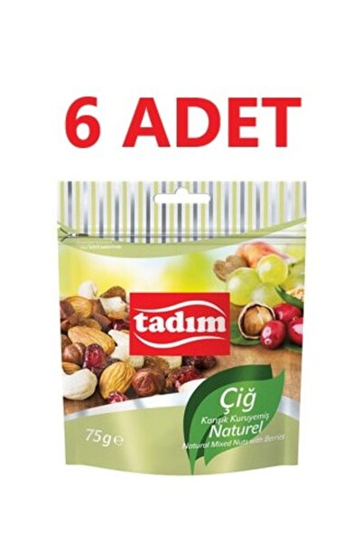 Tadım Naturel Çiğ Karışık 75 Gr X 6 Adet