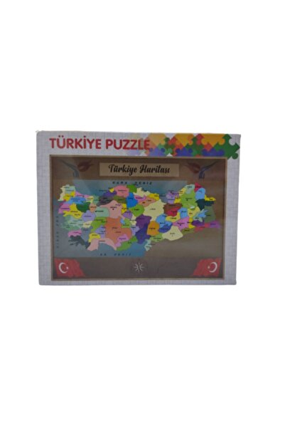 Öğretmen Kırtasiye Türkiye Haritası Puzzle Yapboz 1000 Parça 480 X 680 Mm