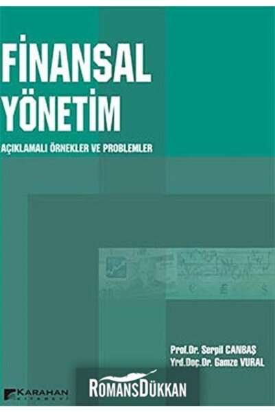 Karahan Kitabevi Finansal Yönetim - Gamze Vural,serpil Canbaş
