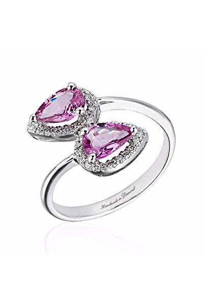 DİAMOND BY Naci Şenocaklı Pırlanta Ve Safir Ile Işlenmiş 14 Ayar Beyaz Altın ...