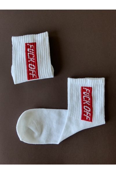 Atölye Merdiven Slogan Socks