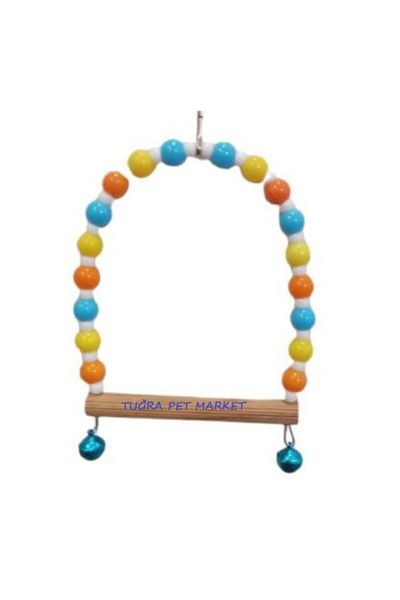 TUĞRA PET MARKET Handmade Swing Budgie Swing with Wooden Perch