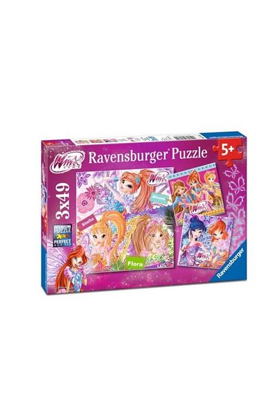 RAVENSBURGER 3x49 Piece Puzzle Winx-080311
